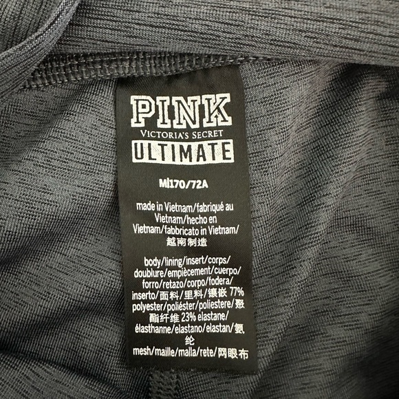 Victoria’s Secret PINK Ultimate High Waist Colorblock Legging Sz M Mesh Pockets - Picture 5 of 5